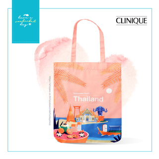 🛍️ กระเป๋าผ้า 🛍️ Clinique Bag Sawasdee Thailand 36x30 ซม ผ้าหนา ใส่ของได้เยอะ ตัดเย็บอย่างดี