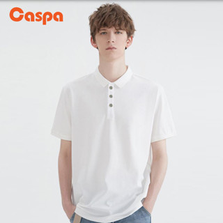 Caspa รุ่น PL-310 เสื้อโปโล เสื้อคอปก เสื้อโปโลผู้ชาย เสื้อโปโลผู้หญิง ผ้าฝ้าย100% เสื้อโปโลราคาถูก