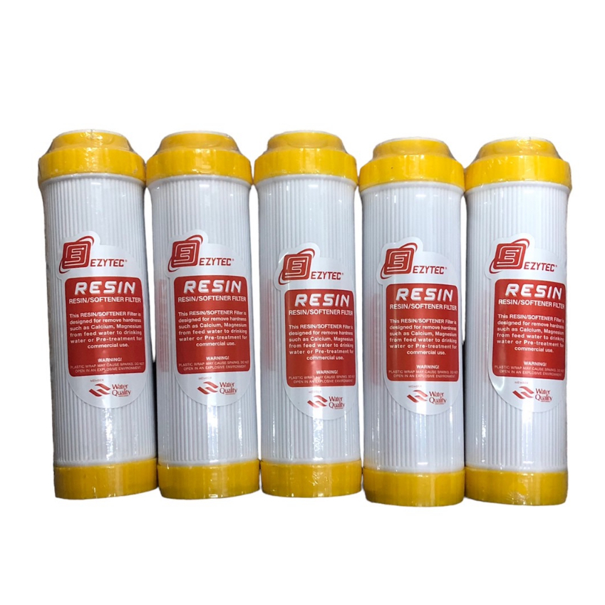 ไส้กรองน้ำ Resin (เรซิ่น) ขนาด 10x2.5 นิ้ว จำนวน 5 ไส้