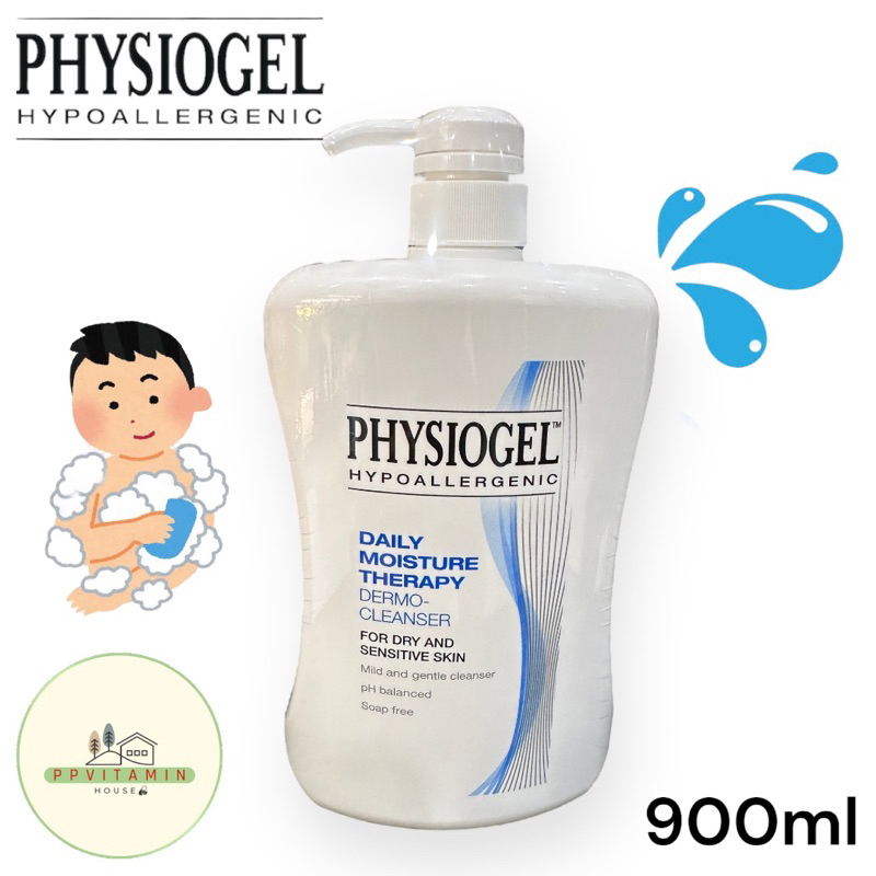 Physiogel DMT cleanser 900ml ผลิตภัณฑ์ทำความสะอาดผิวหน้าและผิวกาย