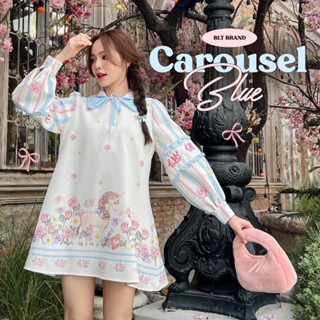 Carousel Bule : BLT BRAND : มินิเดรสยูนิคอร์นฮูดดี้สุดน่ารัก