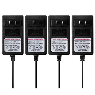 อแดปเตอร์ชาร์จแบตลิเที่ยม DC 12.6V 14.6V 16.8V 21V 2A แล้วตัด มีไฟสถานะ ชาร์จ แบตเต็ม Li-ion Battery Charger