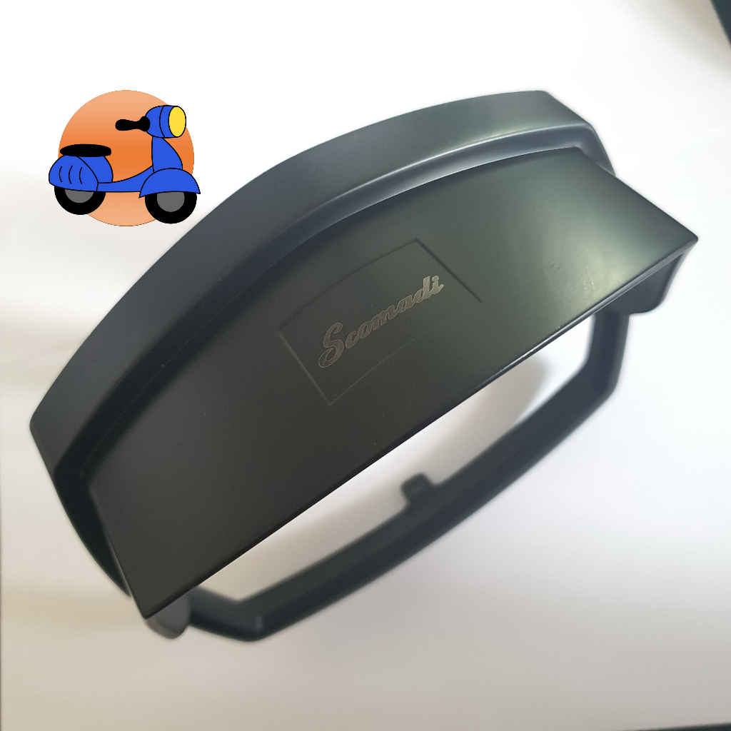 แก๊ปครอบไฟหน้า หมวกครอบไฟหน้า ครอบไฟหน้าแต่ง Head Light Rim With Visor สำหรับ Scomadi สโคมาดิ TT ทุกรุ่น
