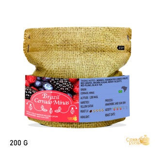 เมล็ดกาแฟ BRAZIL MINAS (คั่วอ่อน) ขนาด 200g