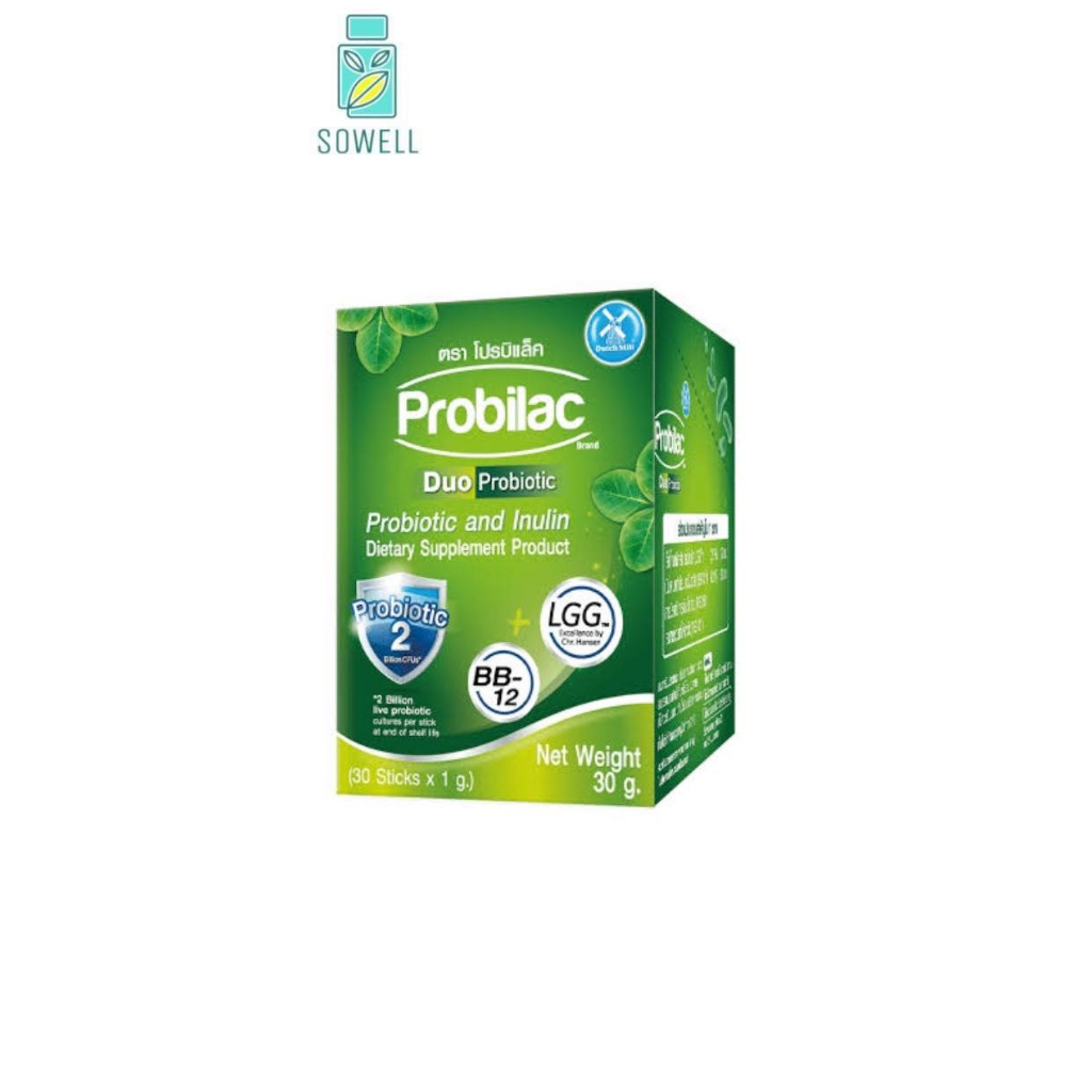 Dutch Mill (ดัชมิลล์) เสริมสร้าง ระบบภูมิคุ้มกันProbilac โพรไบโอติก และอินูลิน 30 ซอง