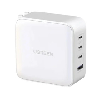 อะแดปเตอร์ Ugreen Wall USB Charger 1 USB-A / 3 USB-C (PD100W) (US) GaN White (15336)