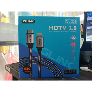 สาย HDMI 4K ยาว 15 เมตร ภาพคมชัด สายเป็นสายถักอย่างดี