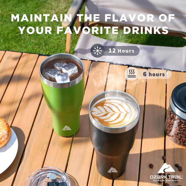 แก้วน้ำเก็บอุหภูมิทรงสลิม Ozark trail Slim 40oz ของแท้