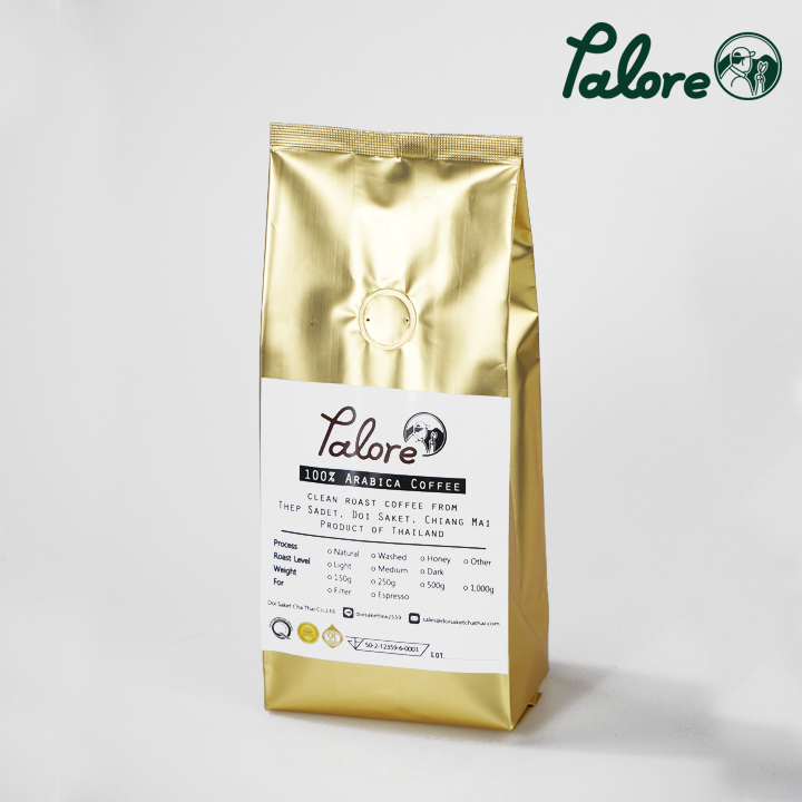 กาแฟคั่วเกรดพรีเมี่ยม-คั่วกลาง Arabica 100% (250 กรัม)