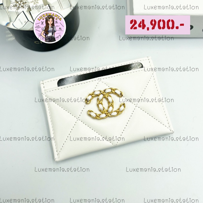👜: New!! Chanel 19 Card Holder‼️ก่อนกดสั่งรบกวนทักมาเช็คสต๊อคก่อนนะคะ‼️