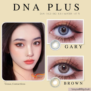 คอนแทคเลนส์  DNA คละยี่ห้อ ✨ ยี่ห้อ ; Color Gary / Brown ( ค่าสายตาปกติ )