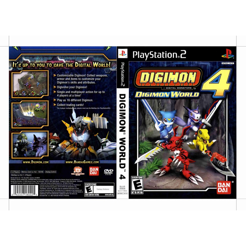 แผ่นเกมส์Ps2 - Digimon World 4