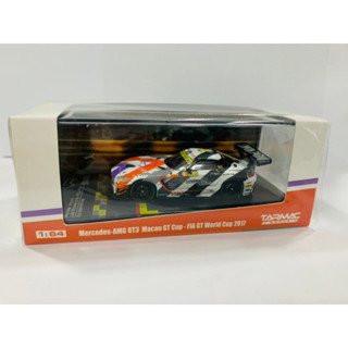 Tarmac Works 1/64 Mercedes AMG GT3 Macau GT Cup 2017 Maro Engel Diecast Car Toys