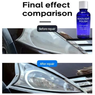 Car Headlight Repair Coating Solution Repair Kit Polishing Anti-scratch Liquid Use for Scratches-Repair Fuzzy-Repair Oxi