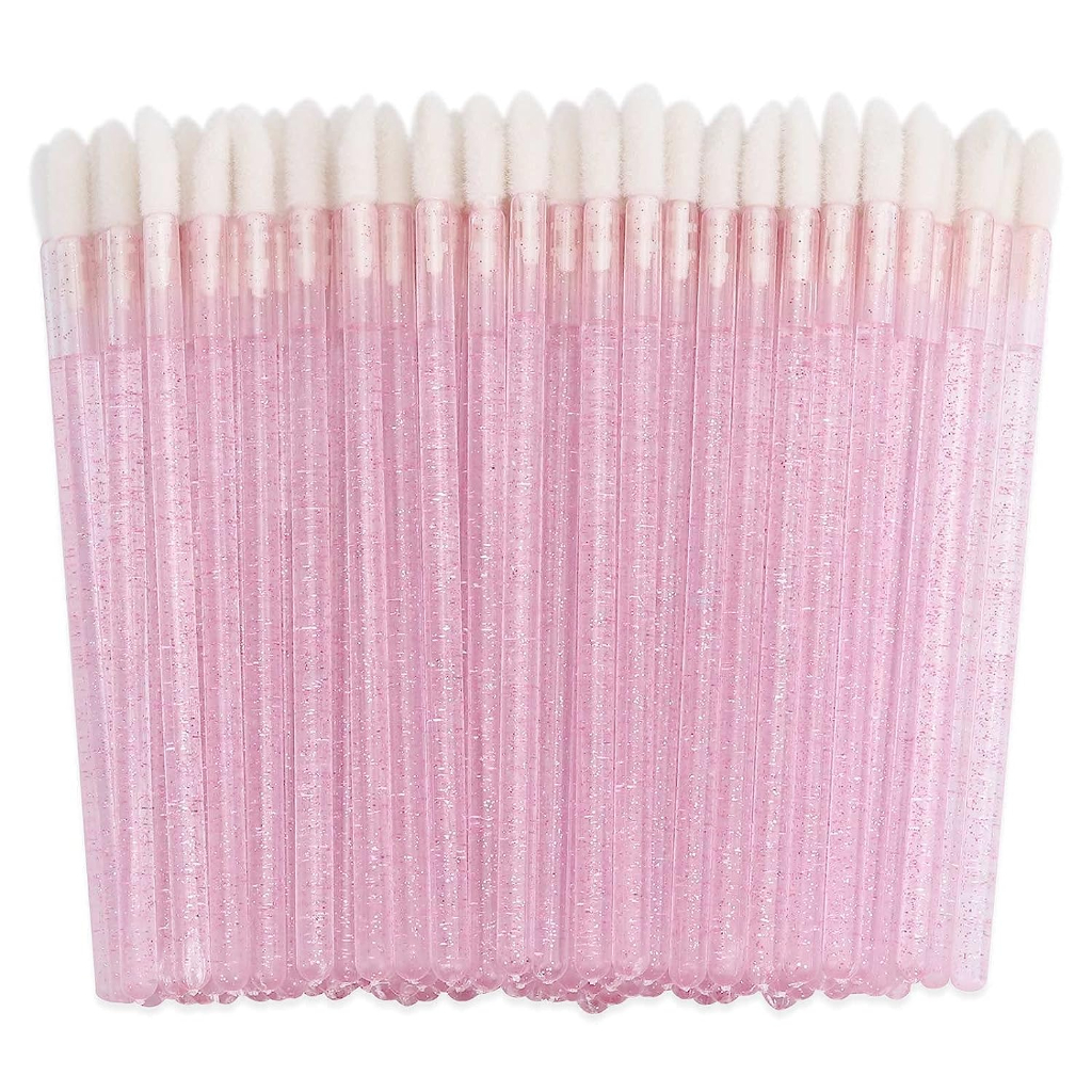 พร้อมส่ง!! Micro Brush แปรงลิฟท์ติ้ง ด้ามกลิสเตอร์ แปรงช่วยเกลี่ยสำหรับงานลิฟติ้ง ขนตา แปรงสีคิ้ว แปรงทาลิป Fiber Brush ราคา ถูกที่สุด ดีลบีเคเค แกลเลอรีภาพที่ 7