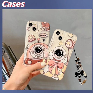 คูปองเคลม🎀คสไอโ case for iphone 11 12 นักบินอวกาศบุคลิกเรียบง่าย เคส 14 13 12 11 pro max เคสมือถือกันกระแทก