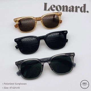 🕶️รุ่นLeonard. แว่นกันแดด เลนส์polarized กันuv มี4สี วัสดุพรีเมี่ยมแข็งแรง🔥