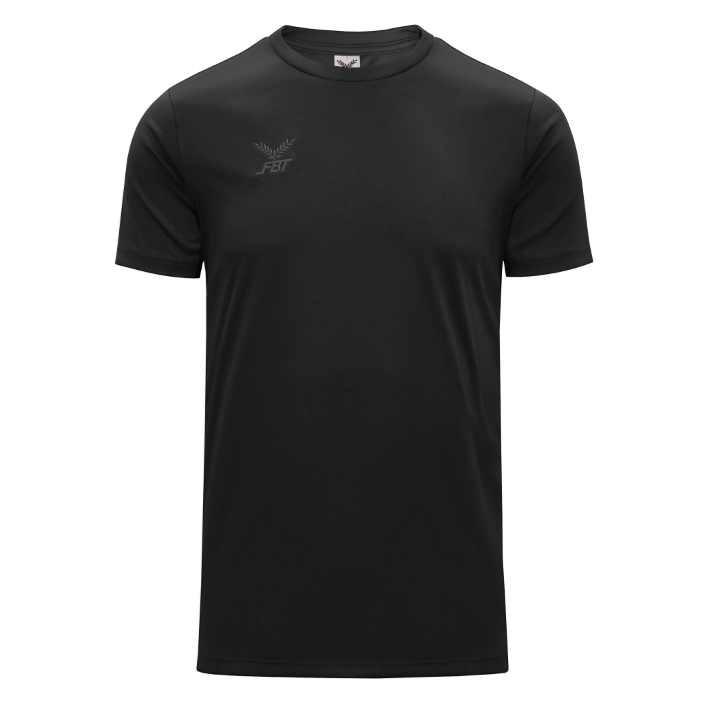 [S-2XL] FBT เสื้อฟุตบอล เสื้อผู้ชาย ใส่เล่นกีฬา ออกกำลังกาย คอกลม ฟิสเนต สีพื้น  รหัส 12273