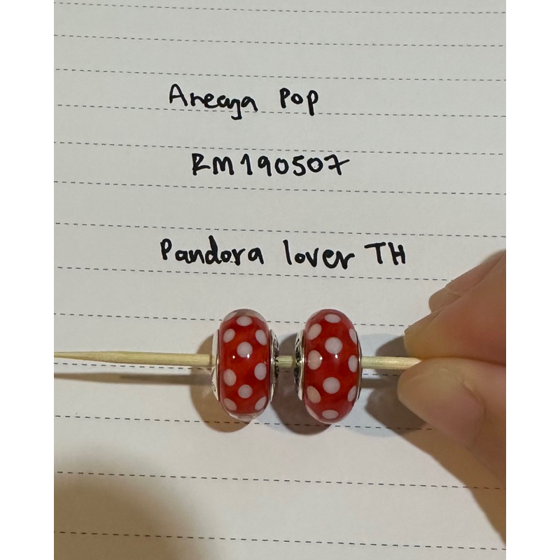 pandora minnie murano แท้ 100%