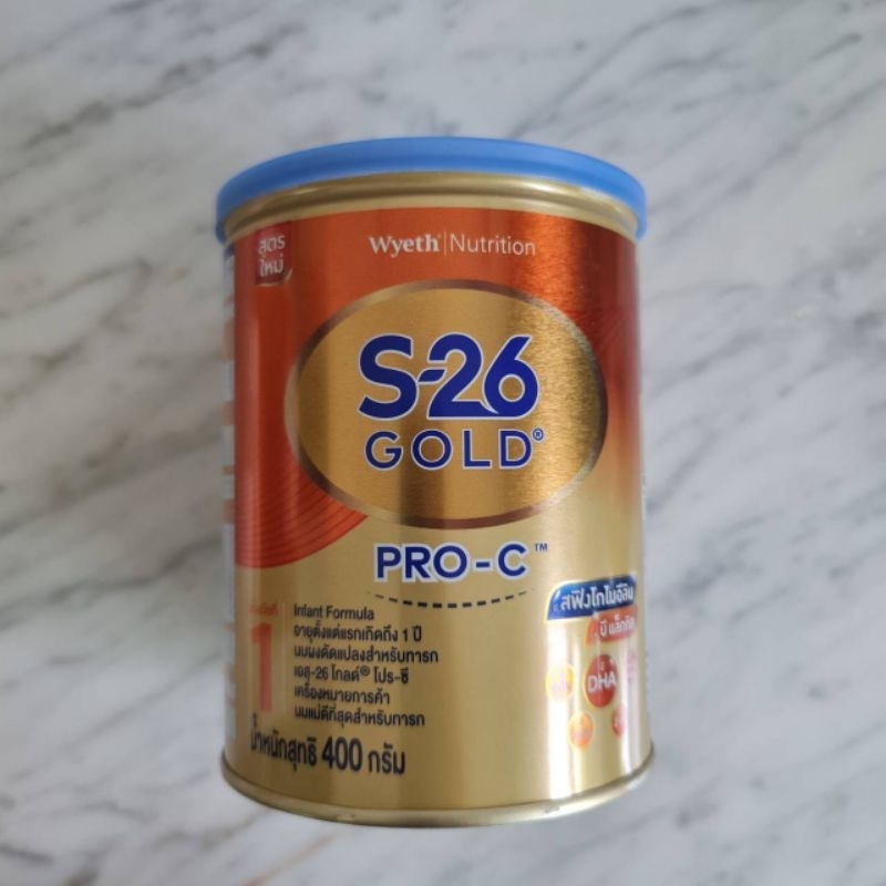 นมผง S-26 gold pro c สูตรใหม่(สำหรับทารกผ่าคลอด) แรกเกิด-1ปี พร้อมส่ง!! lot.exp5/5/25