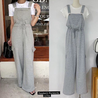 🇰🇷New🇰🇷  Korea cargo gray overalls  มาใหม่เลยค้า กับเอี๊ยมเทา กระเป๋าคาร์โก้แบบเก๋เลยค้า