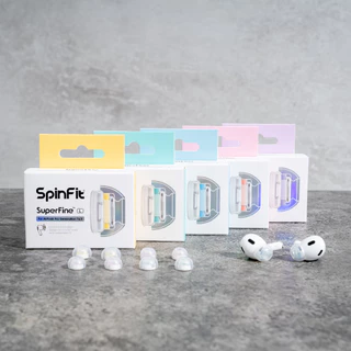 Spinfit SuperFine Silicone Eartip For AirPods Pro Gen 1st & 2nd จุกหูฟัง แบบยางซิลิโคน