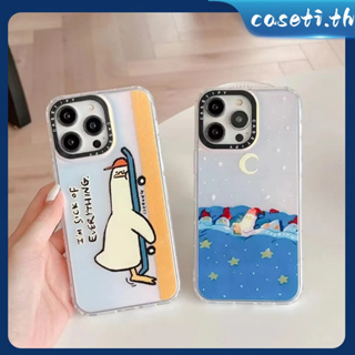 คูปองเคลม🎀เคสไอโ case for iphone 11 12 เป็ดน่ารัก มีสีสัน เคส 14 13 12 11 pro max บุคลิกภาพ เคสมือถือกันกระแทก