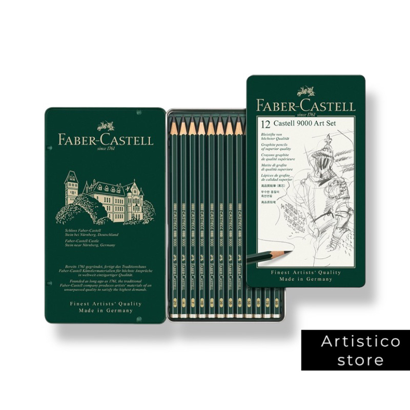 ดินสอ Faber Castell 9000 graphite pencil