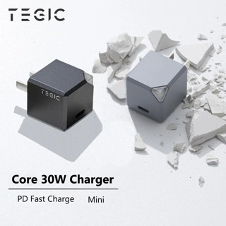 หัวชาร์จ TEGIC Special Geek 30W Charger Ai Faner Co-branded PD Fast Charger Mini Portable High-value Gallium Nitride GaN