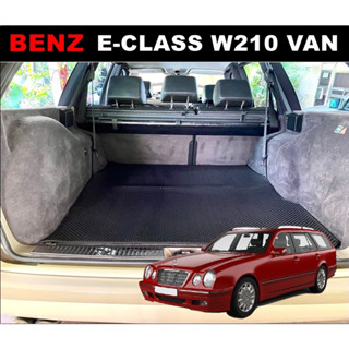 แผ่นท้ายรถ BENZ E-CLASS W210 ESTATE VAN ปี1995-03 กระดุมPVC100%