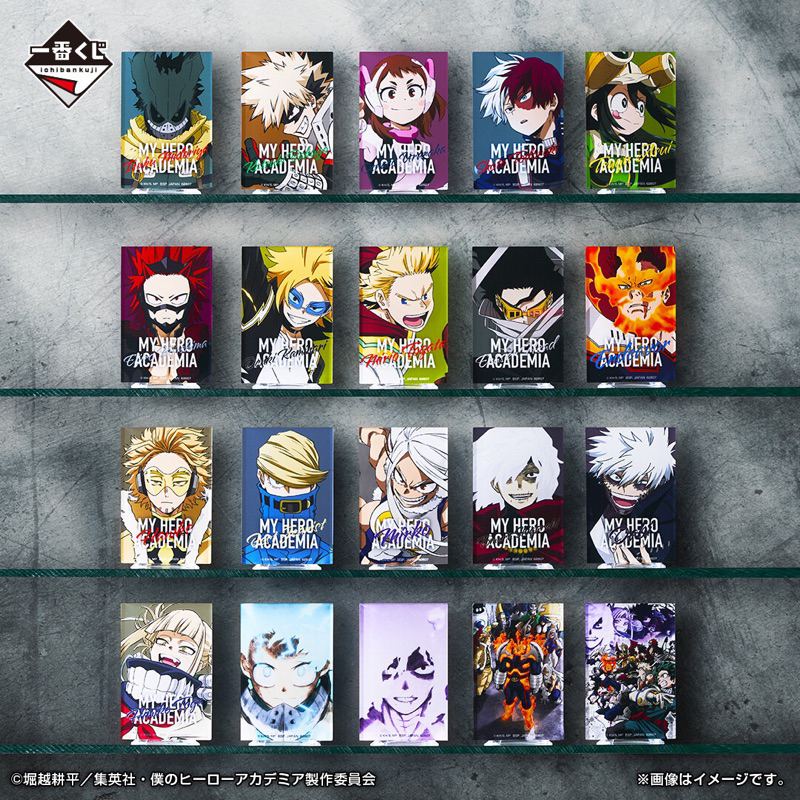 UPDATE MY HERO ACADEMIA ACRYLIC STAND ICHIBAN KUJI