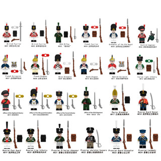 เลโก้ทหารอังกฤษ เลโก้ทหารอเมริกา british soldier lego american soldier lego