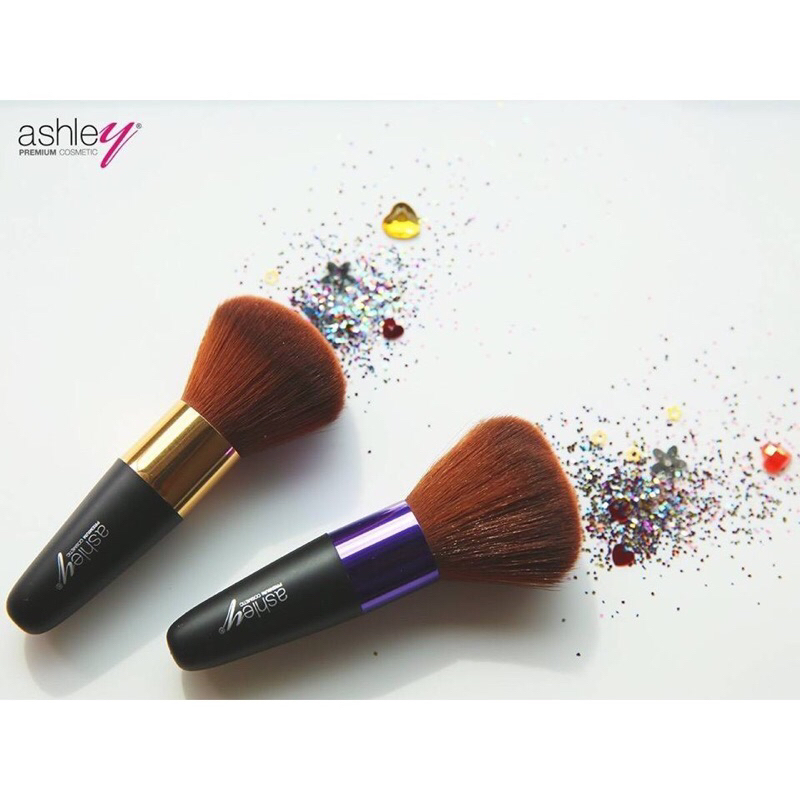 แอชลี่ย์ แปรงแต่งหน้า แปรงลงแป้ง เกลี่ยแป้ง นุ่ม ไม่บาดหน้า AA005 Ashley Premium Brush