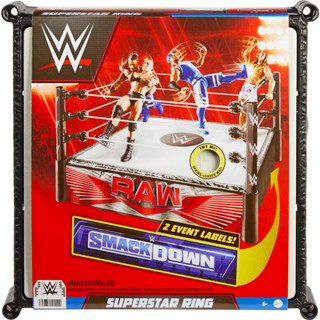 (Pre-Order) WWE Raw / Smackdown Superstar Ring w/ 2 Event Labels BRAND NEW