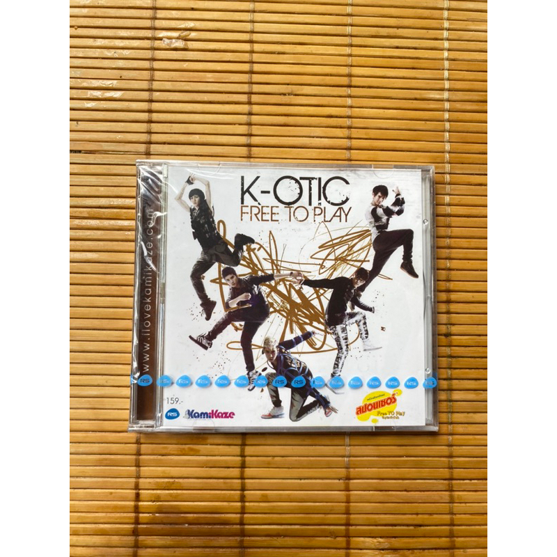 CD เพลง : K-OTIC อัลบั้ม FREE TO PLAY (ซีลมือ 1)