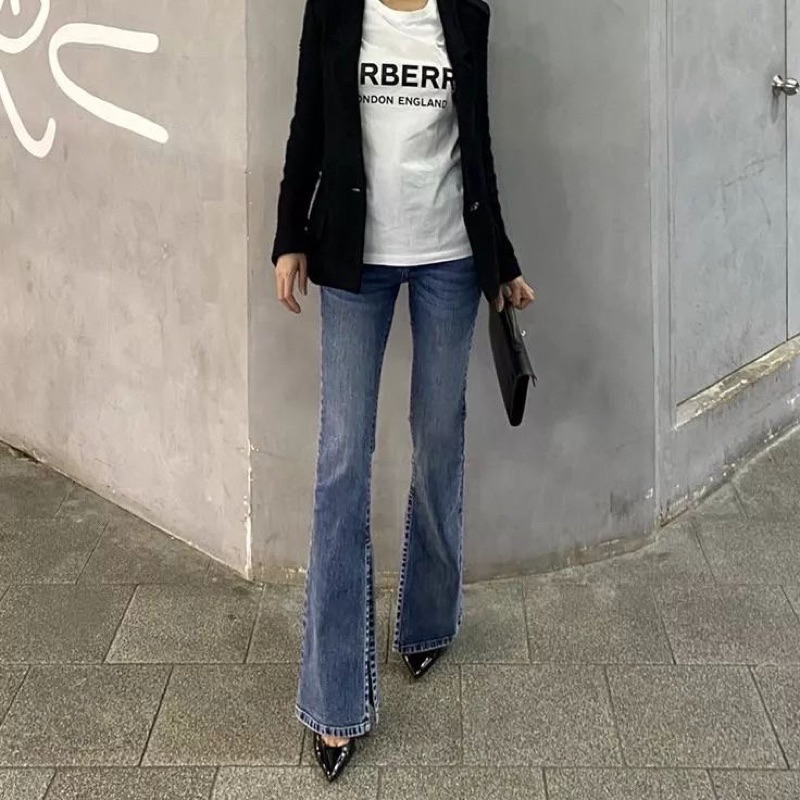 กางเกงยีนส์ ขาม้า Mottom