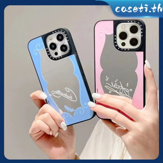 คูปองเคลม🎀เคสไอโ case for iphone 11 12 กระจกเจ้าหญิง แฟชั่นที่เรียบง่าย เคส 14 13 12 11 pro max เคสมือถือกันกระแทก