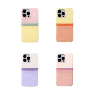 เคสไอโฟน14 Iphone 14/14pro/14promax | TRIO 3 color เคสหนังใส่บัตร เคสปิดหัว-เปิดท้าย เคสหนัง (Case iphone14) Phone case