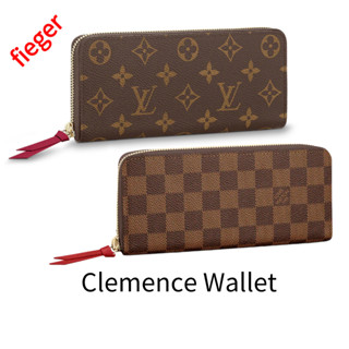 ใหม่ กระเป๋า LOUIS VUITTON classic LV ผู้หญิง Clémence wallet