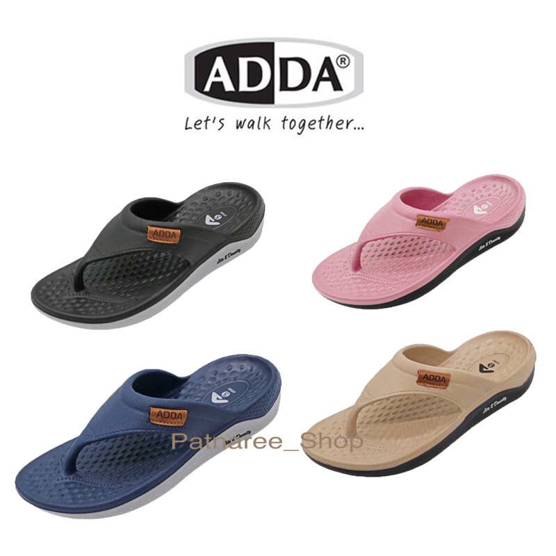 พร้อมส่ง ADDA รุ่น 5TD63-W1 แท้ รองเท้าแตะ แบบหนีบ