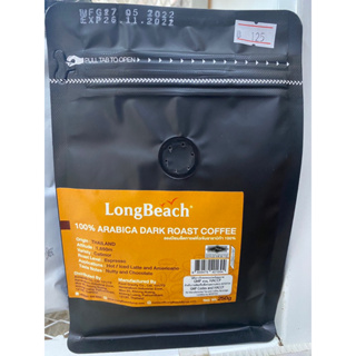 LongBeach 🔥สินค้าราคาพิเศษ 1 แถม 1 เมล็ดกาแฟคั่วเข้มอาราบีก้า 100%