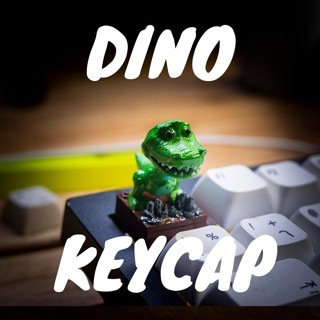 ส่งฟรี Artisan keycap DIno