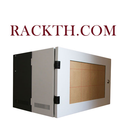 ตู้ RACK แบบ WALL RACK 6u 40CM RACKSERVERTHAI (AP EXPORT RACK)