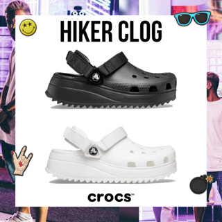 Crocs Collection รองเท้าแตะ รองเท้าแบบสวม ส้นหยัก CR UX CS Hiker Clog 206772-060 / 206772-143 (2990) [Sportlandwear]