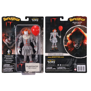 Noble Collection IT Pennywise Bendyfig Action Figure ฟิกเกอร์เพนนีไวส์