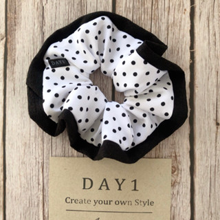 DAY 1 scrunchies โดนัทมัดผม ยางรัดผม size L