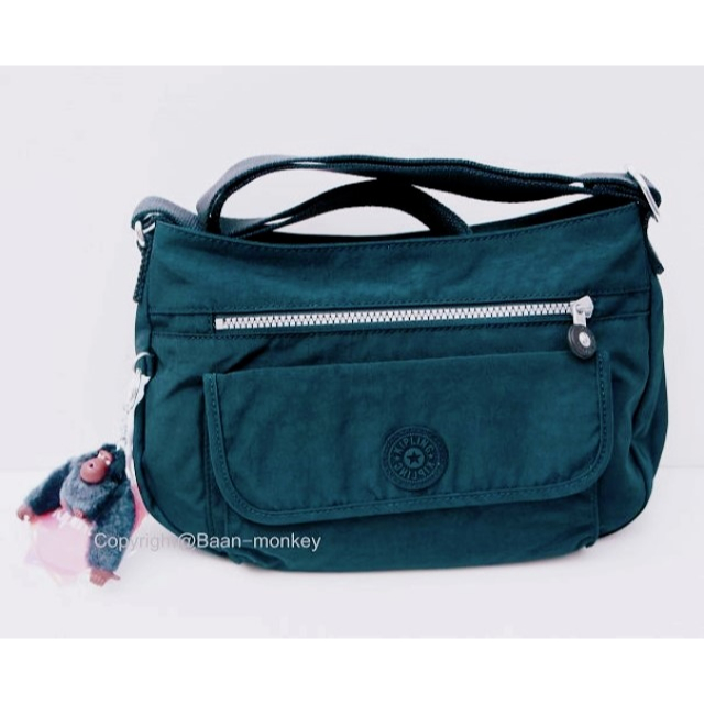 Kipling ของแท้เบลเยี่ยม กระเป๋าสะพาย Kipling Syro Winter Green