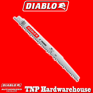 DIABLO ใบเลื่อยชัก ตัดกิ่งไม้สด กิ่งไม้แห้ง ยาว 9 นิ้ว Fleam Ground Recip Blade