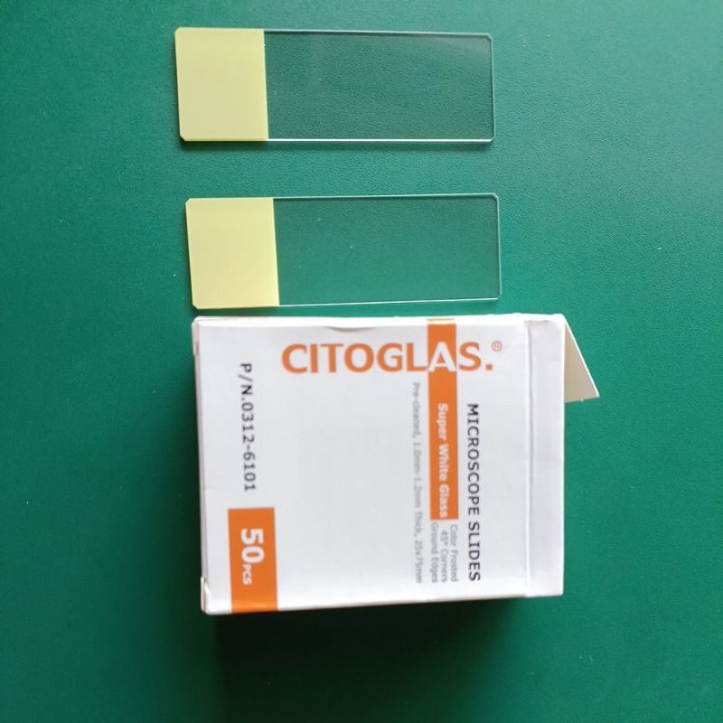 Citoglass แผ่นกระจกไถสไลด์ / แผ่นไถสไลด์ /แบ่งอันละ 29 บาท