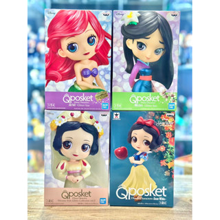 Qposket Princess Snow white, The Little Mermaid and Mulan เจ้าหญิงสโนว์ไวท์ แอเรียล มู่หลาน